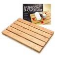 thumbnail image 4 of Tapis de Bain en Bambou, Tapis de Bain en Bambou Confortable Multifonctionnel Large Application pour Entrée, 4 of 8