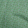 thumbnail image 1 of oneOone Rayon Sea Green Fabric Floral Craft Projects Decor Fabric Printed By The Yard 56 Inch Wide, 1 of 4