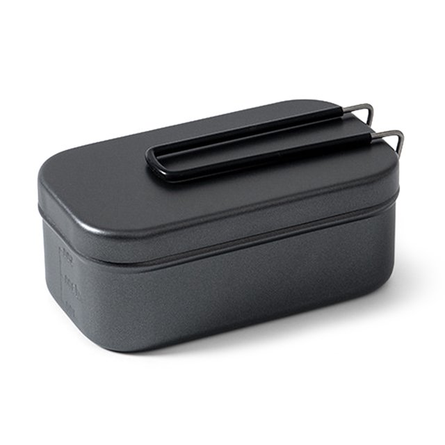 800ml Nonstick Aluminum Lunch Tin Box Food Container for Outdoor Camping Hiking Backpacking