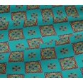 thumbnail image 5 of oneOone Viscose Jersey Fabric Floral Block Print Fabric BTY 60 Inch Wide, 5 of 5