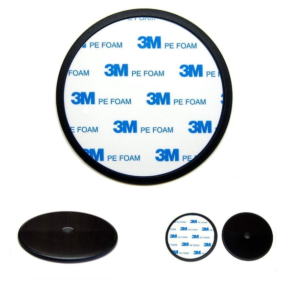 Ramtech 90mm Dashboard 3M Adhesive Pad Mounting Disk for GPS Suction Cup Mount, Compatible with Rand McNally TND 760 765 Fleet Edition GPS, DMD90