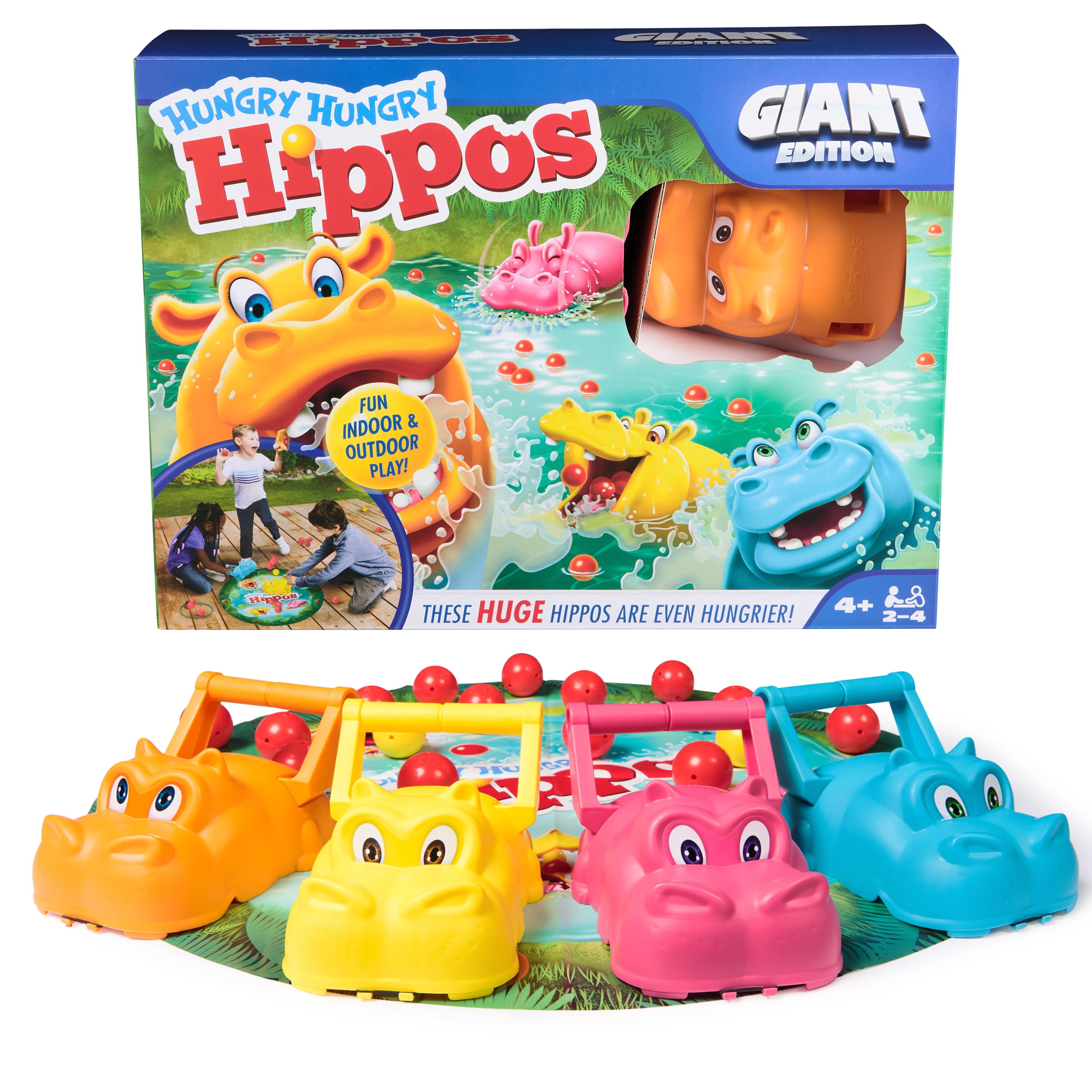 Spin Master Games, Hungry Hungry Hippos Giant Edition, Family