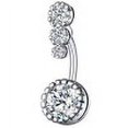 thumbnail image 2 of Xihbxyly Clearance Savings Belly Button Updated S Urgical Steel Belly Button Rings With Properly Clearance Items, 2 of 2