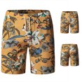 thumbnail image 2 of CEHVOM Shorts de Plage d'Été en Coton et Lin pour Hommes, 2 of 8