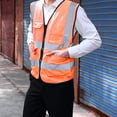 thumbnail image 1 of kurtrusly Women Men Night Work Reflective Vest Construction Traffic Breathable Mesh Workwear A Type, 1 of 5