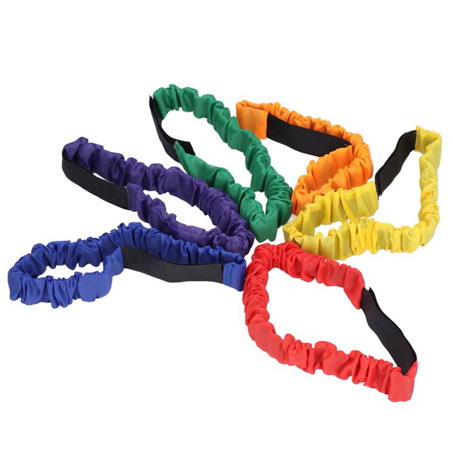 Bande de Course pour Jambes, 3 Bandes de Course pour Jambes Colorées Éducatives en Nylon Doux pour Enfants