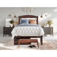thumbnail image 3 of AFI Warren Solid Wood Twin Bed with 2 Storage Drawers in Walnut, 3 of 14
