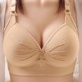 thumbnail image 4 of Yuyuzo 3PCS Bras for Women Push up Full Coverage Comfortable Plus Size Soft Seamless Wireless Bras, 4 of 7