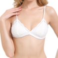 thumbnail image 3 of FhsagQ Bra Bras for Women Plus Size Blue with Matching Robe Women's Strapless Bra Removable Triangular Cup Lace Comfort Bra Women's Bras Crotchless Panties White L, 3 of 3