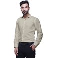thumbnail image 2 of BESTMAN Chemises Habillées Imprimées pour Hommes Col Écarté Chemise en Coton, 2 of 5