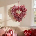 thumbnail image 3 of B Festive Heart Garland For Enhancing Celebration Venues With Vibrant Floral Design Made Of Durable Plastic For Indoor And Outdoor Use, 3 of 7