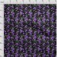 thumbnail image 4 of oneOone Rayon Purple Fabric Floral Fabric For Sewing Printed Craft Fabric By The Yard 56 Inch Wide, 4 of 4