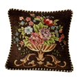thumbnail image 4 of GROWTH TANK 19x19inch Jacquard Pillow Cover Machine Wash Floral Pattern Pillowcase for Sofa, Coffee, 4 of 9