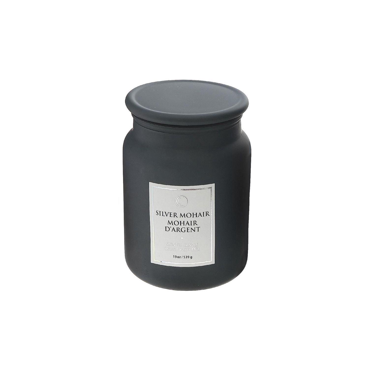 19 Oz Bougie Parfumée De Luxe Avec Couvercle En Verre (Silver Mohair) - Ensemble De 2