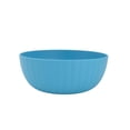thumbnail image 1 of Bol rond en polypropylène bleu Mainstays 1 pièce, 1 of 5