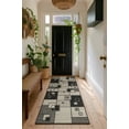 thumbnail image 1 of Rug Branch Montage Collection Tapis de couloir géométrique moderne, 1 of 4