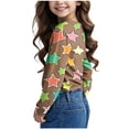 thumbnail image 3 of Posijego T-Shirts Graphiques à Manches Longues pour Tout-Petits Garçons Filles, Mignons, Col Ras du Cou, T-Shirts Basiques, Hauts, Chandail de Printemps pour Enfants, 3 of 6