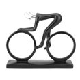 thumbnail image 2 of Resin Figure Statue, Decorative Abstract Musician Sports Men Figurines For  Decor Black, 2 of 8