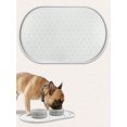 thumbnail image 1 of Cat Placemat Pet Feeding Mats Silicone Dog Bowl Pad Many Paw, 1 of 4