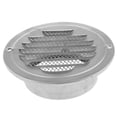 thumbnail image 2 of koolsoo 2x Grille Ronde de Ventilation en Acier Inoxydable pour Mur et Plafond, Couvercle de Grille, Conduites de Ventilation 120 mm, Tel Que Décrit, 3 Pcs, 2 of 9