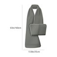 thumbnail image 3 of Adult Waterproof Bib For Elderly Oil And Drools Resistanting Dining Scarf, 3 of 6