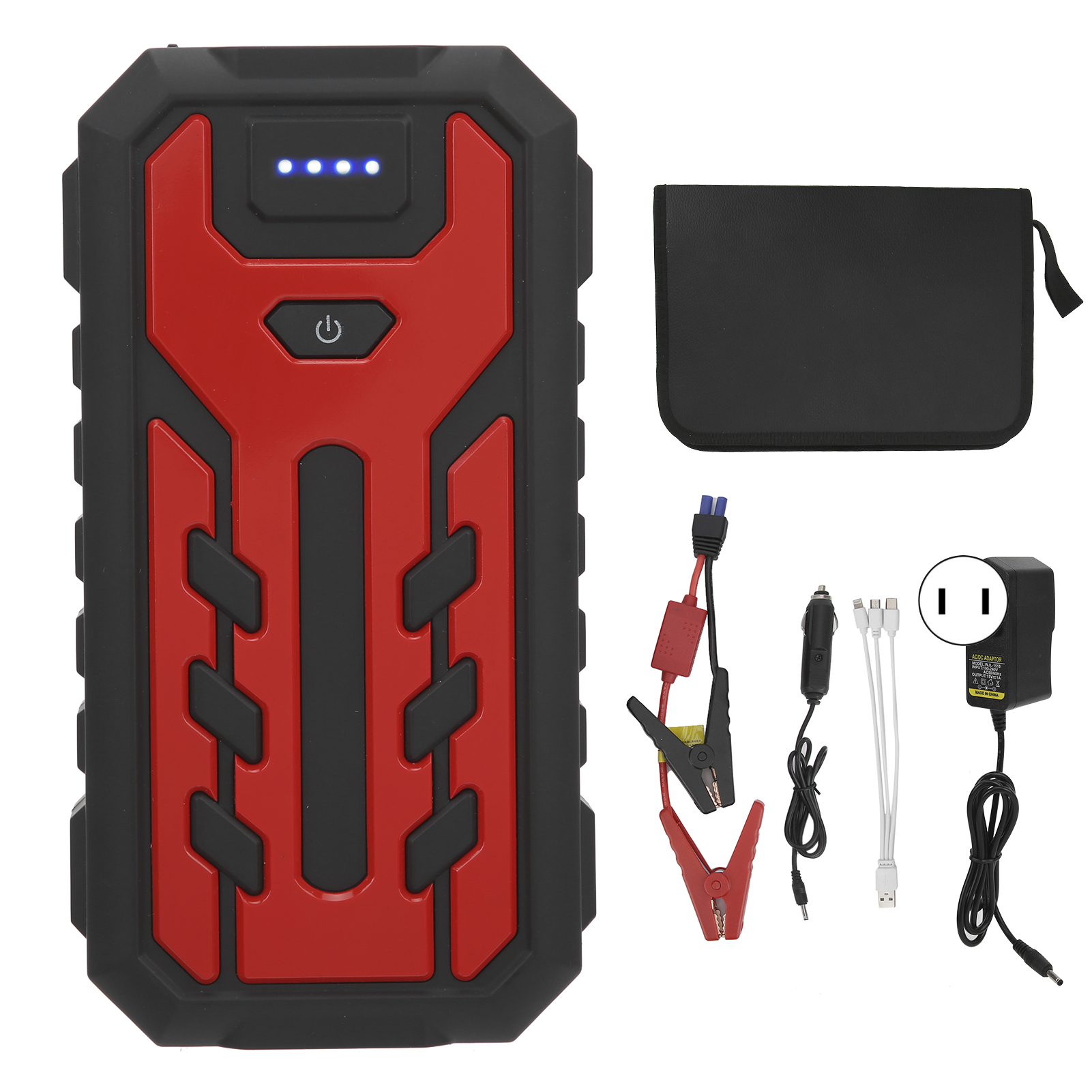 Car Jump Starter Backup LED 28000mAh 5V USB3.0 Portable for Mobile Phone Laptop Camera US Plug 110V