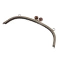 thumbnail image 1 of simhoa 24.5cm Metal Arch Frame Kiss Clasp Lock Bead Head for DIY Handbag Purse Coin Bag Coffee, 1 of 8