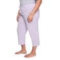 thumbnail image 4 of George Women's Plus Printed Sleep Capri, 4 of 6