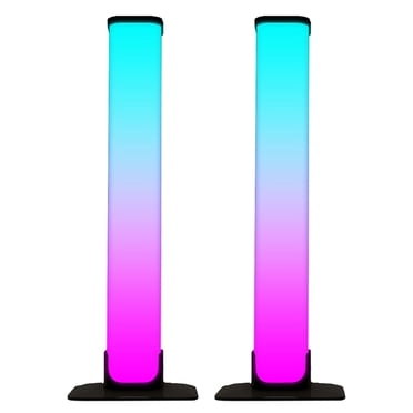 RKSTN Lumières Jeu d'Ordinateur Lumières Bluetooth RVB Multicolore Couleur Ordinateur de Bureau Lumières d'Ambiance Musique Chapiteaux Colorés 5050 Lumières à Prise Intégrée Lumières