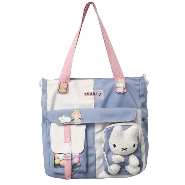 School Bag for Girls Primary School Student Backpack High School Student Large Capacity Backpack School Bag Two Pieces Backpack