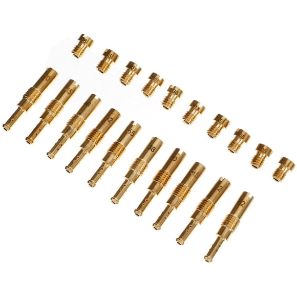 SUTENGDA Kit de Carburateur Atv Utv Jet 1 Ensemble 20 Pcs Matériau Cuivre pour Injection de Carburant Précise et Entretien