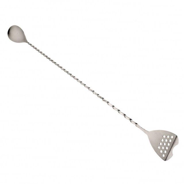 Barfly Bar Spoon with Strainer End, 15 3/4" (40.0 Cm), Stainless Steel