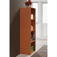thumbnail image 4 of Pemberly Row Bibliothèque en Bois Polyvalente à Quatre Tablettes, Fini Cerisier, 4 of 6