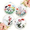 thumbnail image 2 of Portable Crossstitch Ring Replacement Home Embroidery Bamboo Hoop Frame DIY Crafting Handmade Handicraft Tool Accessories 26CM, 2 of 6