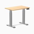 thumbnail image 1 of Desky Bureau Assis-Debout Mini Double - Teck Sublime / 32 x 20 Pouces / Gris, 1 of 10