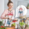 thumbnail image 4 of Hbdhejl 1Pc Adult Household Kitchenapron Fun Printing Household Cleaning Apron Er Otic Role Play, 4 of 5