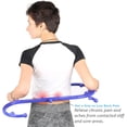thumbnail image 4 of Trigger Point Self Massager- S-Shaped Therapy Massage Tool for Self Back Massage, Neck Massage, Shoulder Massage, Myofascial Release Tool & Deep Muscle Massage Stick(Blue), 4 of 7