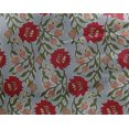 thumbnail image 4 of oneOone Georgette Viscose Fabric Leaves & Floral Block Decor Fabric Printed BTY 42 Inch Wide, 4 of 5
