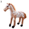 thumbnail image 3 of Lubelski Cheval de Simulation 3D Animal en Peluche Poupée Rembourrée Jouet pour Enfants Déco de Chambre Accessoires Photo, 3 of 8