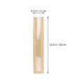 thumbnail image 2 of KONTONTY 50Pcs Khaki Paper Bread Bags with Clear Window Perfect for Loaf Bread Storage and Party, 2 of 8