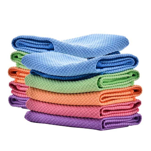 Microfiber Cleaning Cloth Lint Free Reusable Dish Towels Microfiber Towel for Kitchen Home and Car Cleaning Everyday Cooking Baking 10PCS