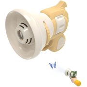 Costume Projector & Voice Changer Speaker, Transformation Projector Speaker, Prank Voice Props Can Record Audio, Handheld Projector Bag Charm, for everyone (Yellow)