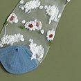 thumbnail image 4 of IROINID Économies Chaussettes à la Cheville pour Femmes Maille Dames Respirabilité Patchwork Chaussettes Fines Bas, 4 of 4