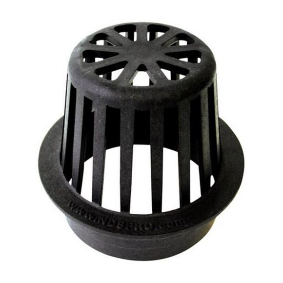 NDS 74 3 in. Black Drain Grate