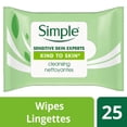 thumbnail image 1 of Simple Peau Respectée Lingettes Nettoyantes pour le Visage, 1 of 9