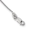 thumbnail image 2 of Sterling Silver & CZ Brilliant Embers Heart Necklace 18 Inch, 2 of 3