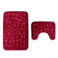 thumbnail image 1 of 2 Pcs Tapis Absorbant en Mousse à Mémoire de Forme en Forme de U pour Salle de Bain Toilettes, 1 of 1