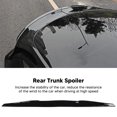 thumbnail image 3 of KIMISS 99cm Car Spoiler,Rear Trunk Spoiler Rubber Trunk Wing Spoiler Universal Trunk Lid Spoiler for Cars, 3 of 7