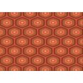 thumbnail image 1 of Ahgly Company Machine Washable Indoor Rectangle Transitional Orange Red Orange Area Rugs, 8' x 12', 1 of 7