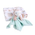 thumbnail image 1 of 2-Piece Owl Blanket & Character/Security Blanket Lovey Soft Toy Gift Set for Newborn Baby, 1 of 9